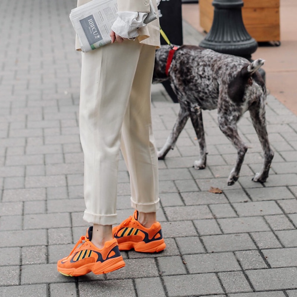Adidas Yung 1 Sneakers UK7/US 8.5/9 Hi-res Orange